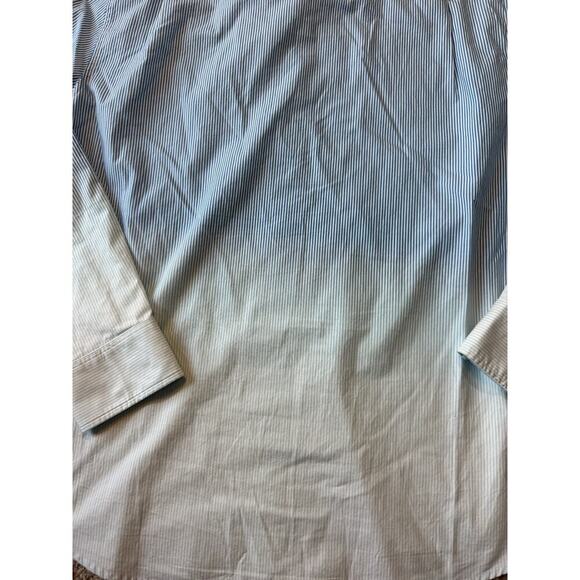 Tommy Bahama Long Sleeve button up; Fading blue pin stripes size XL, PIMA Cotton - Picture 12 of 12